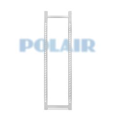 БОКОВАЯ СТОЙКА СТЕЛЛАЖА L=2000 версия 1(40мм) ПЭП RAL-9016 (белый)
