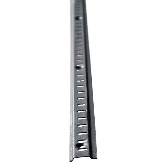 Стойка вертикальная 1347*25*0,7 шх-0,7(ст. оц.окр. уз.ral9003) пэп ral - 9005 черный муар