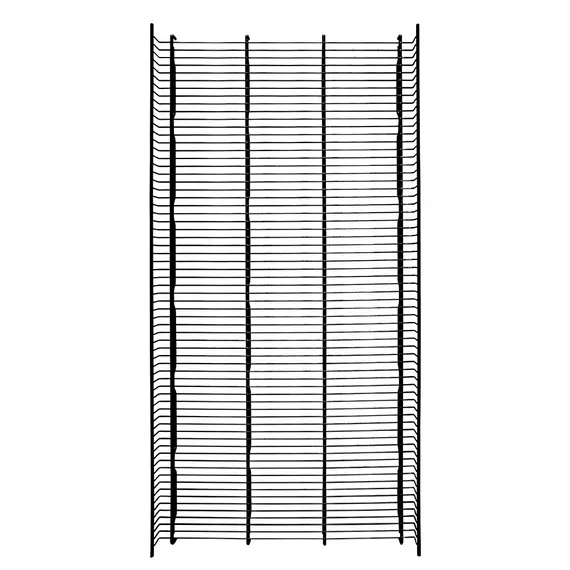 Полка решет. с гибом для впн ral9005 (1239х613х61)